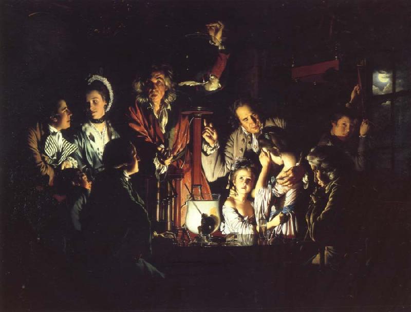 Joseph wright of derby An Experiment on a Bird in the Air Pump